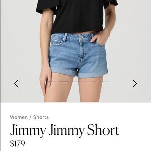 Paige jean shorts, size 27